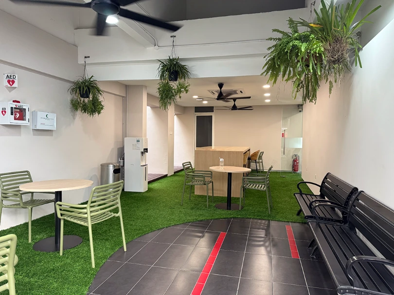 After refurbishment at the U Garden study area