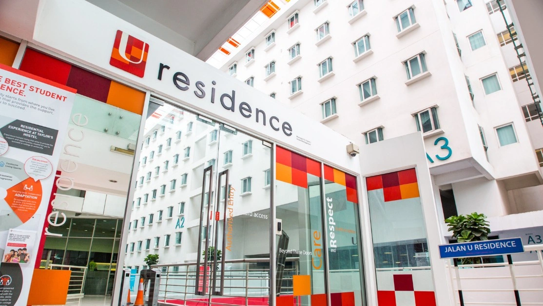 Before refurbishment at the U Residence entrance